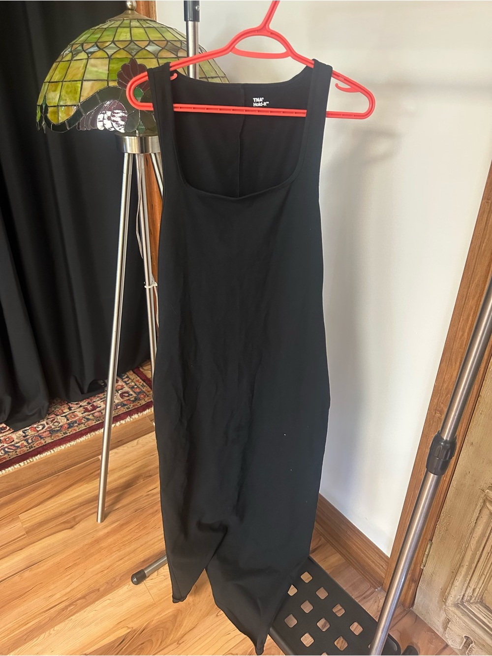 TNA Black Maxi Tank Dress